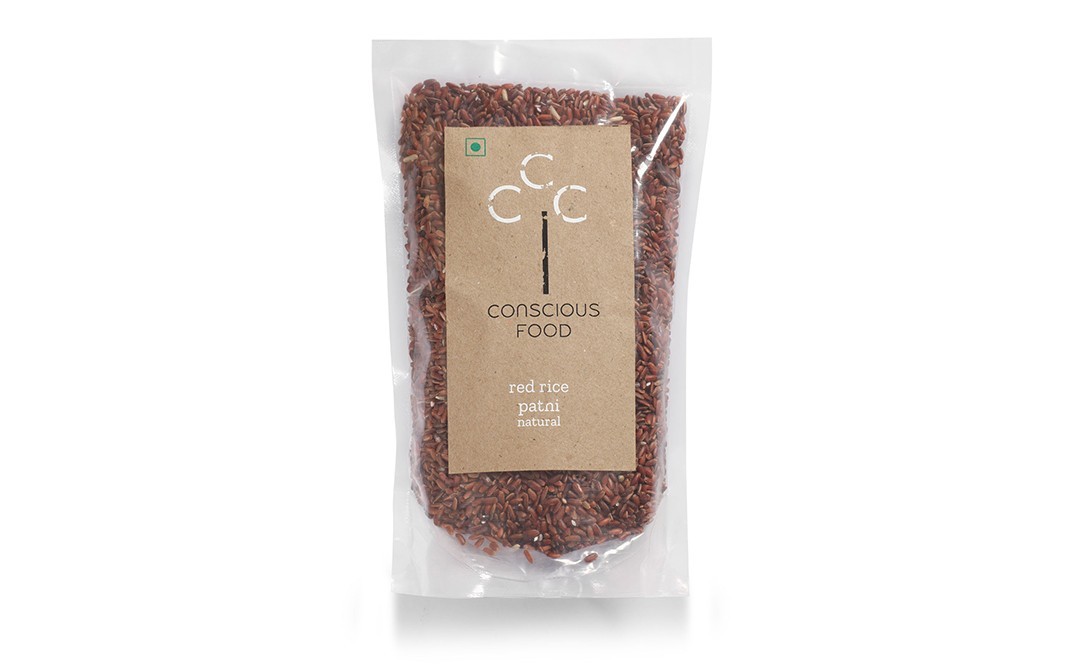 Conscious Food Red Rice Patni Natural   Pack  500 grams